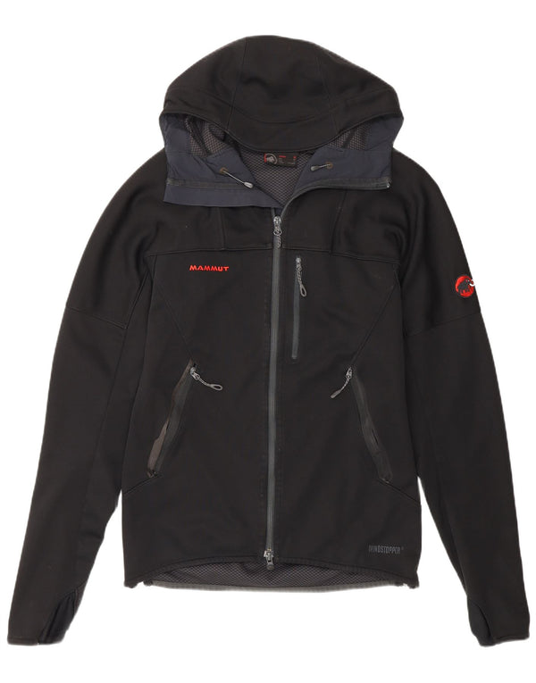 Женская ветровка с капюшоном Mammut UK 14, средний черный полиэстер