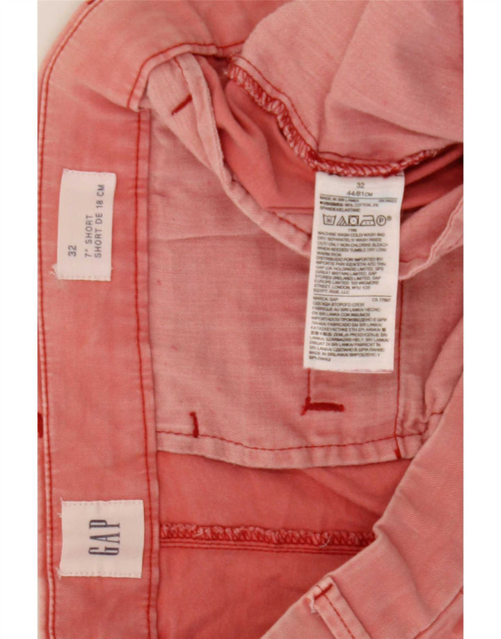 Мужские шорты-чиносы Gap, большие размеры, W32, розовые, хлопок