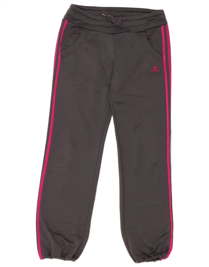Женские спортивные брюки Adidas Joggers UK 12, средний серый полиэстер