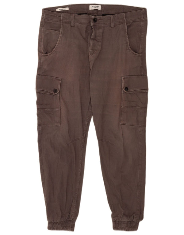 Мужские брюки-карго Jack & Jones Paul Tapered Joggers W36 L27, серый хлопок