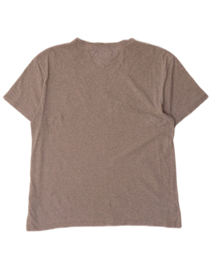 TOMMY HILFIGER Женская футболка стандартного кроя с рисунком Top UK 14 Средний серый