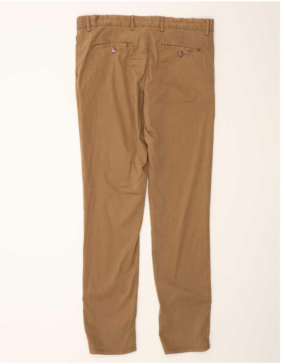 Мужские брюки-чиносы Massimo Dutti EU 44, большие W34 L33, коричневые в клетку