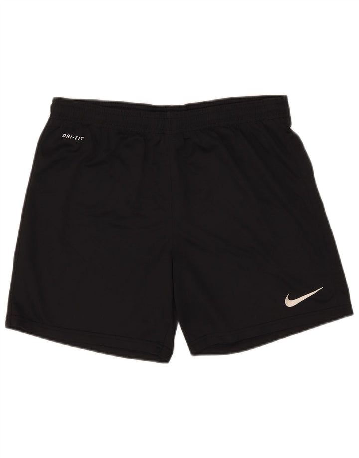 Мужские спортивные шорты Nike Dri Fit, маленькие черные, из полиэстера