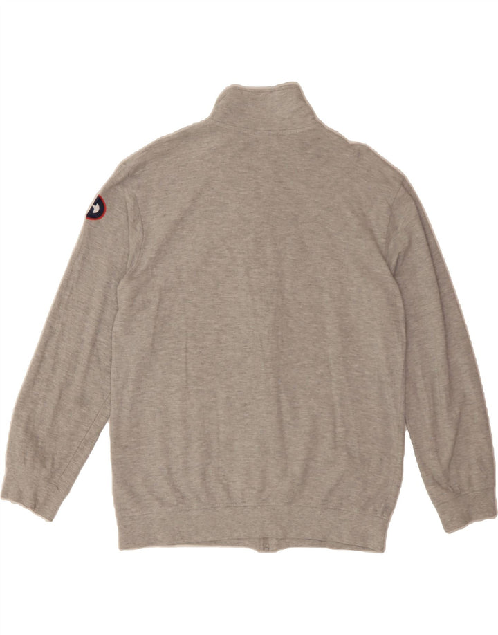 SUPERGA Womens Tracksuit Top Jacket UK 16 Large Grey Colourblock Cotton Vintage Superga and Second-Hand Superga from Messina Hembry 
