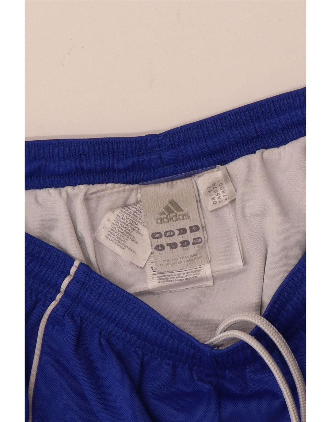 Мужские спортивные шорты Adidas Climalite, большие синие, полиэстер