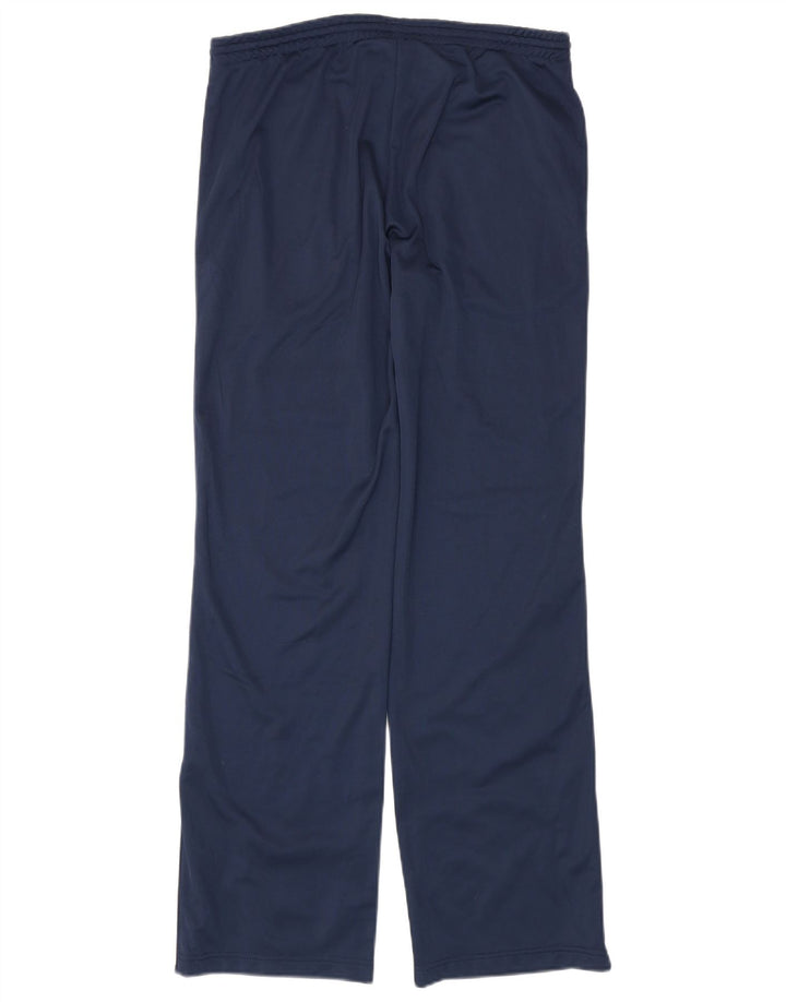 Мужские спортивные брюки Asics темно-синие, полиэстер среднего размера