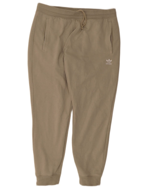 Adidas Mens Tracksuit Trousers Joggers XL Green Cotton