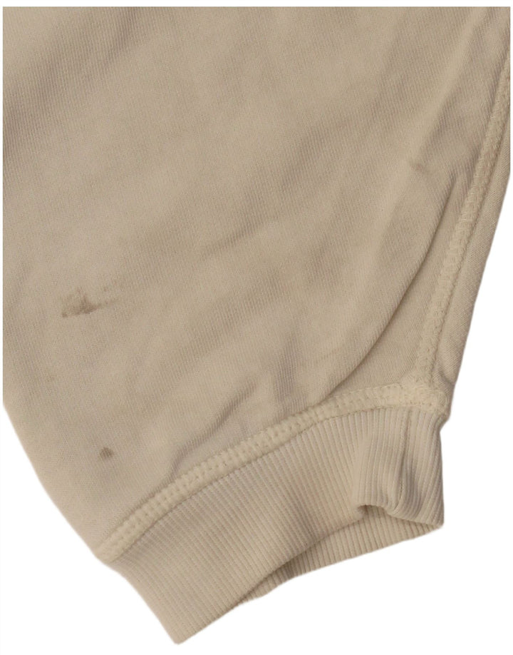 Женский джемпер оверсайз с рисунком Diesel UK 12, средний белый с цветочным принтом