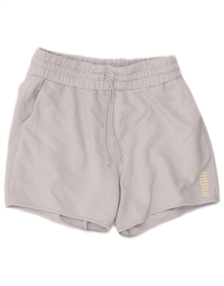 Женские спортивные шорты Puma UK 12, хлопок среднего синего цвета