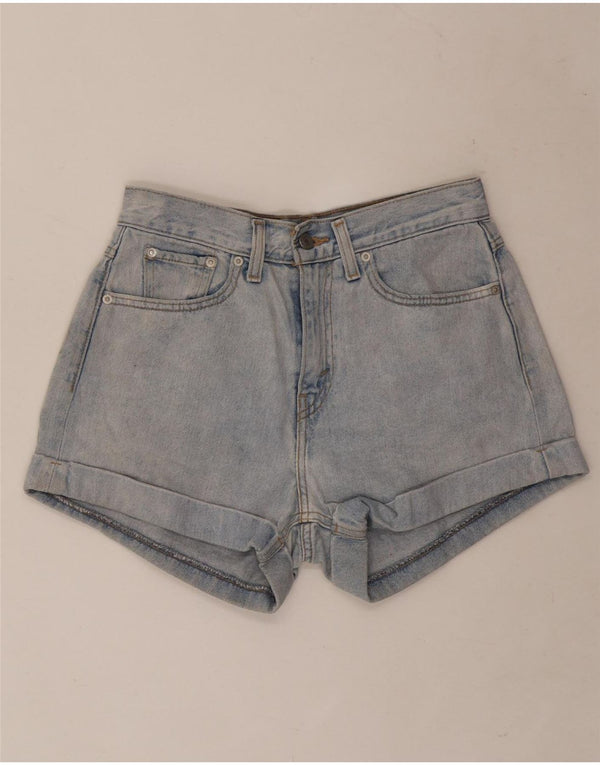 Женские джинсовые шорты Levi's W27, маленькие синие, хлопок