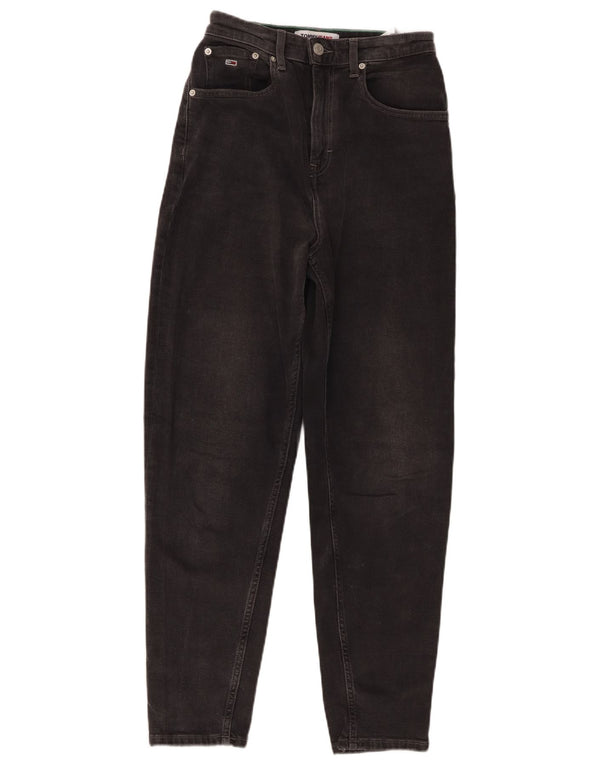 Мужские зауженные джинсы с высокой талией Tommy Hilfiger W26 L27, серый хлопок