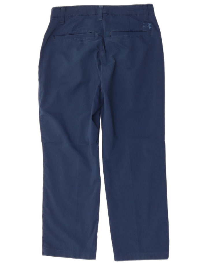 Мужские прямые повседневные брюки Under Armour W30 L25 темно-синие из полиэстера