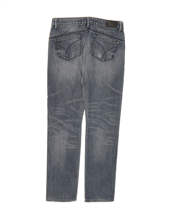 CALVIN KLEIN Womens Straight Jeans W30 L29 Blue Cotton Vintage Calvin Klein and Second-Hand Calvin Klein from Messina Hembry 