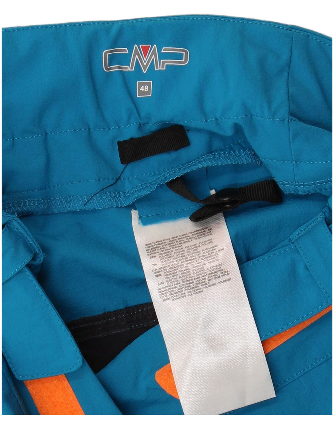 CMP Mens Cargo Shorts IT 48 Medium W32 Blue Colourblock Polyamide