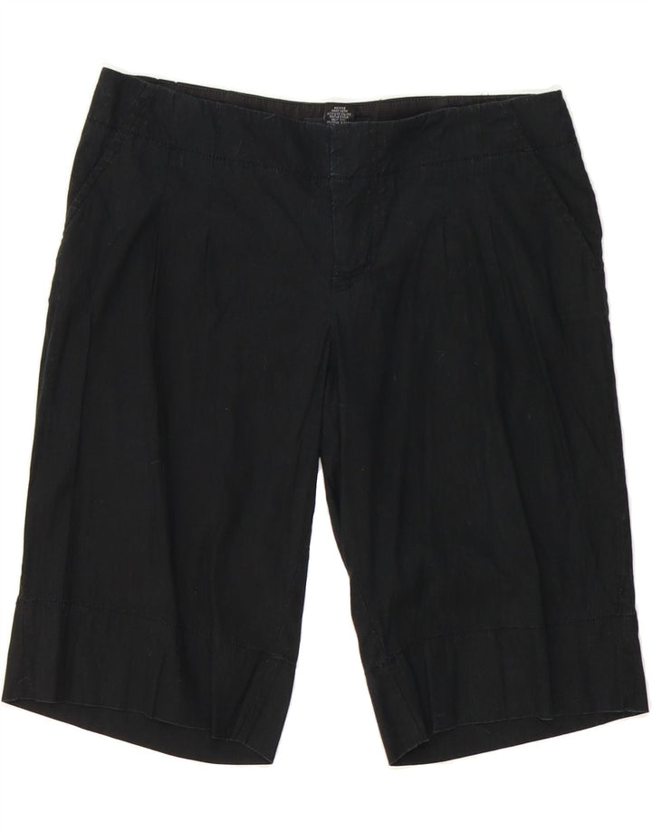 MOSSIMO Womens Chino Shorts US 6 Medium W30  Black Linen Vintage Mossimo and Second-Hand Mossimo from Messina Hembry 