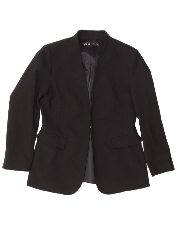 Женский пиджак Zara UK 18 XL, черный полиэстер
