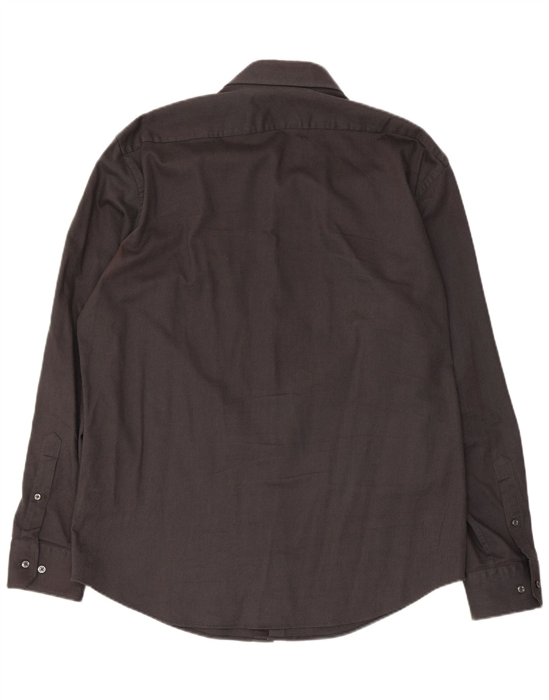 Мужская рубашка стандартного кроя Hugo Boss, размер 43, 17 XL, серая, хлопок