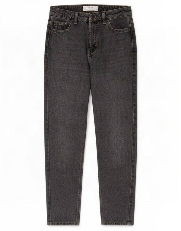 Женские зауженные джинсы Topshop для мам W26 L26, серые, хлопковые
