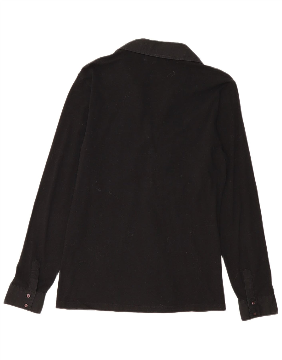 Женская рубашка поло с длинным рукавом MARINA MILITARE UK 18 XL, черный хлопок