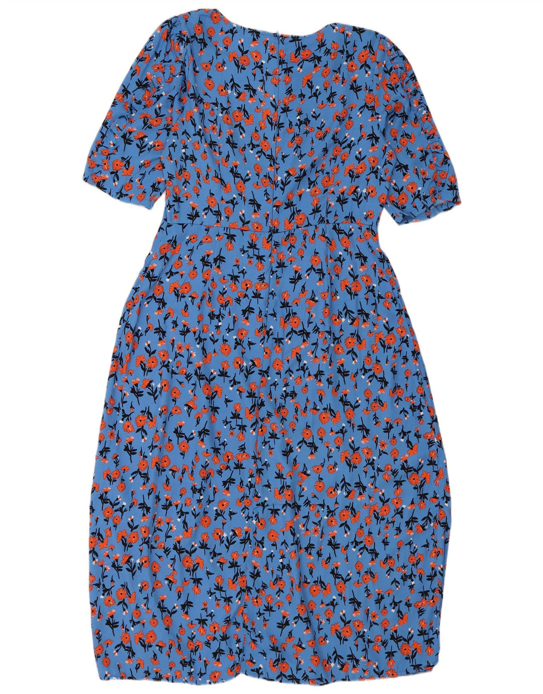 MARC ANGELO Womens Maxi Dress UK 12 Medium  Blue Floral Polyester