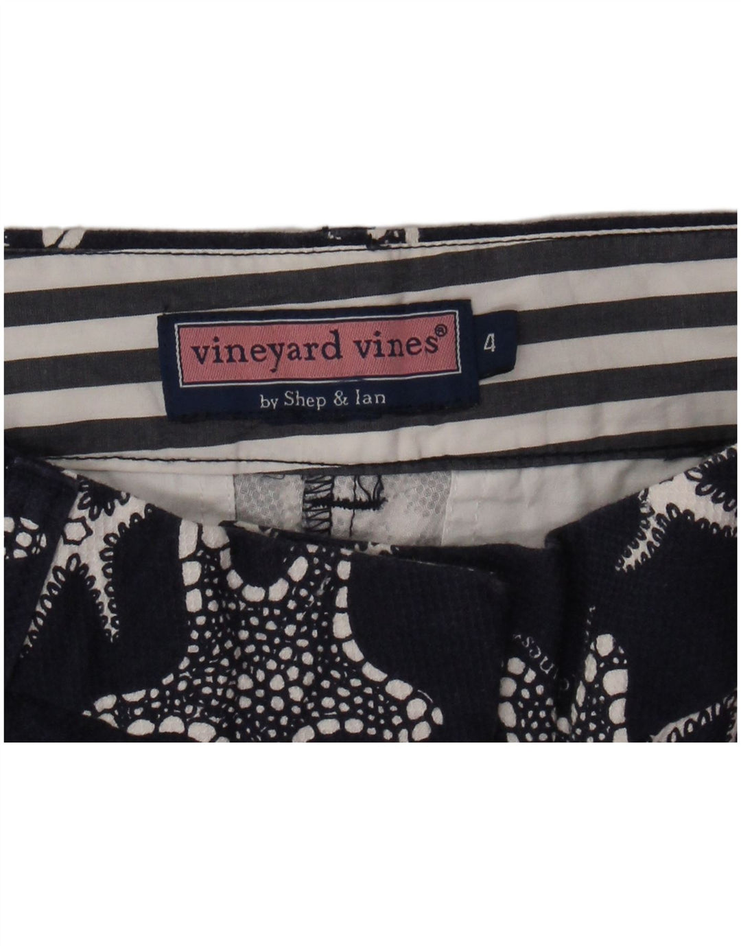 VINEYARD VINES Женские укороченные брюки US 4 Small W28 L25 Темно-синие