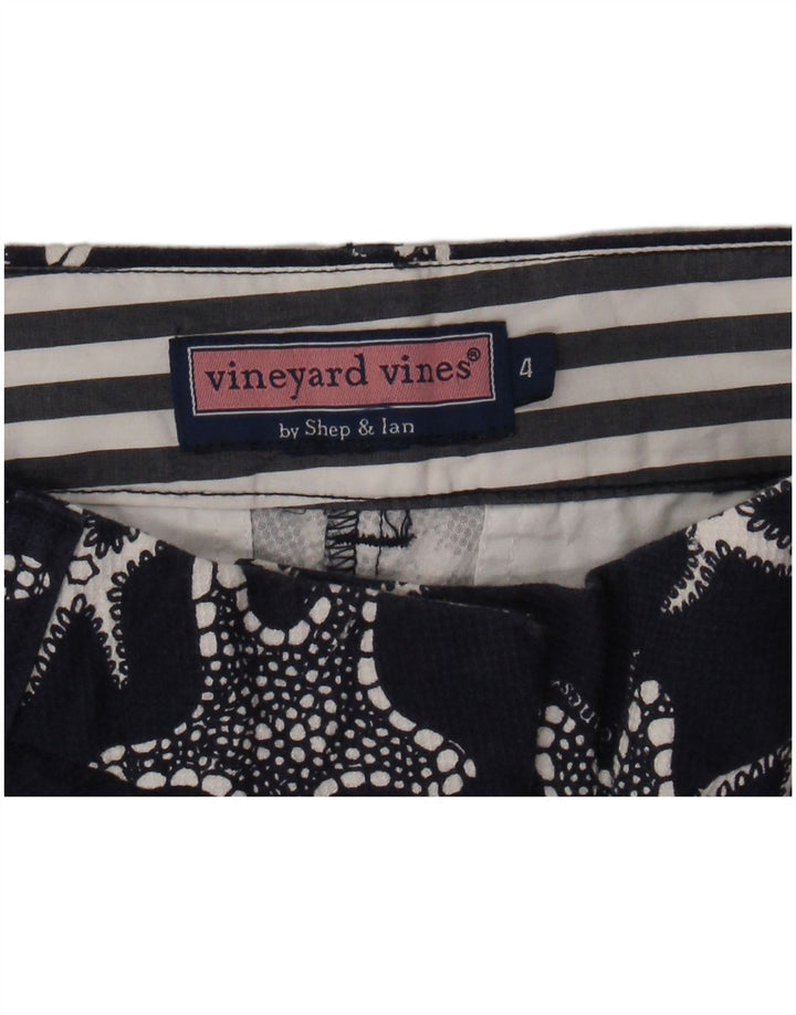 VINEYARD VINES Женские укороченные брюки US 4 Small W28 L25 Темно-синие