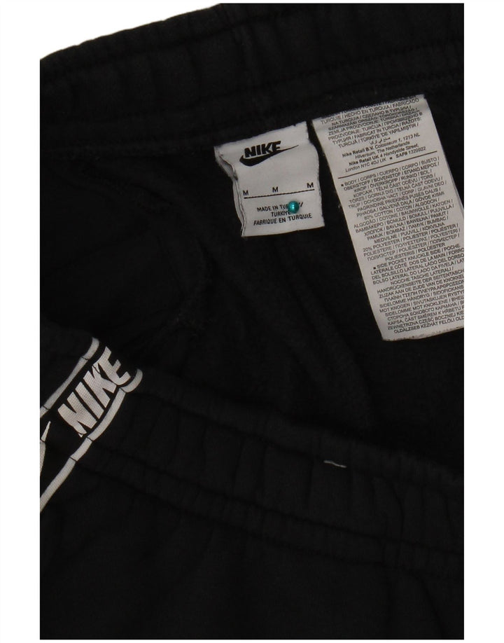Мужские спортивные брюки с графическим рисунком Nike, джоггеры, средний черный, хлопок