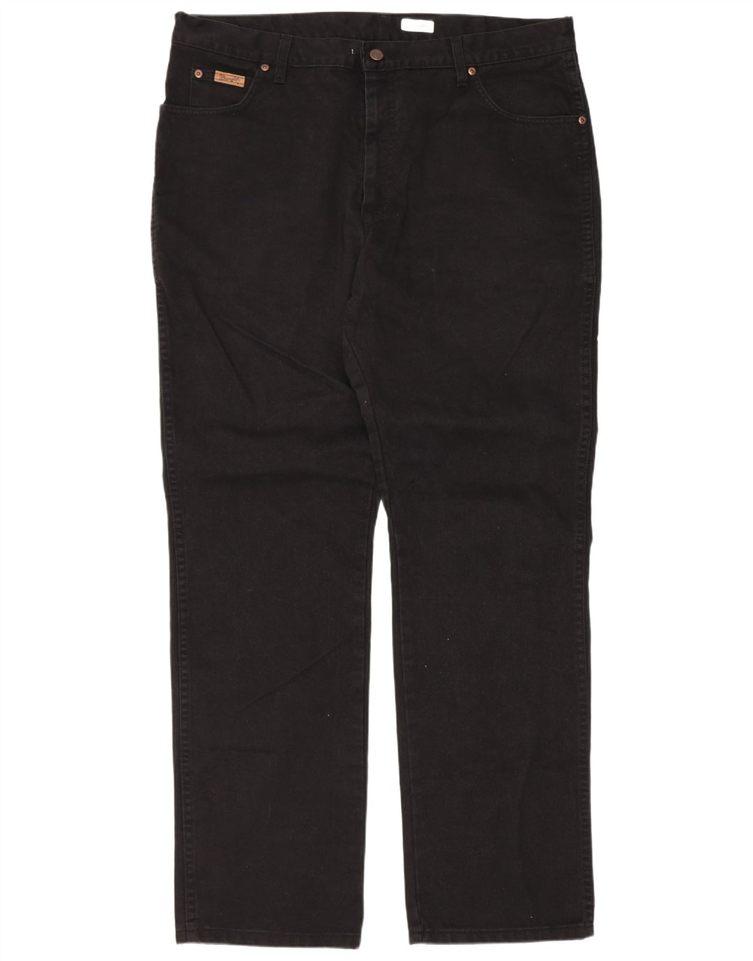 Мужские прямые джинсы Wrangler Texas W40 L34, черный хлопок