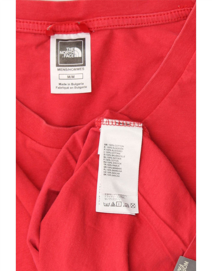 THE NORTH FACE Mens T-Shirt Top Medium Red Cotton Vintage The North Face and Second-Hand The North Face from Messina Hembry 