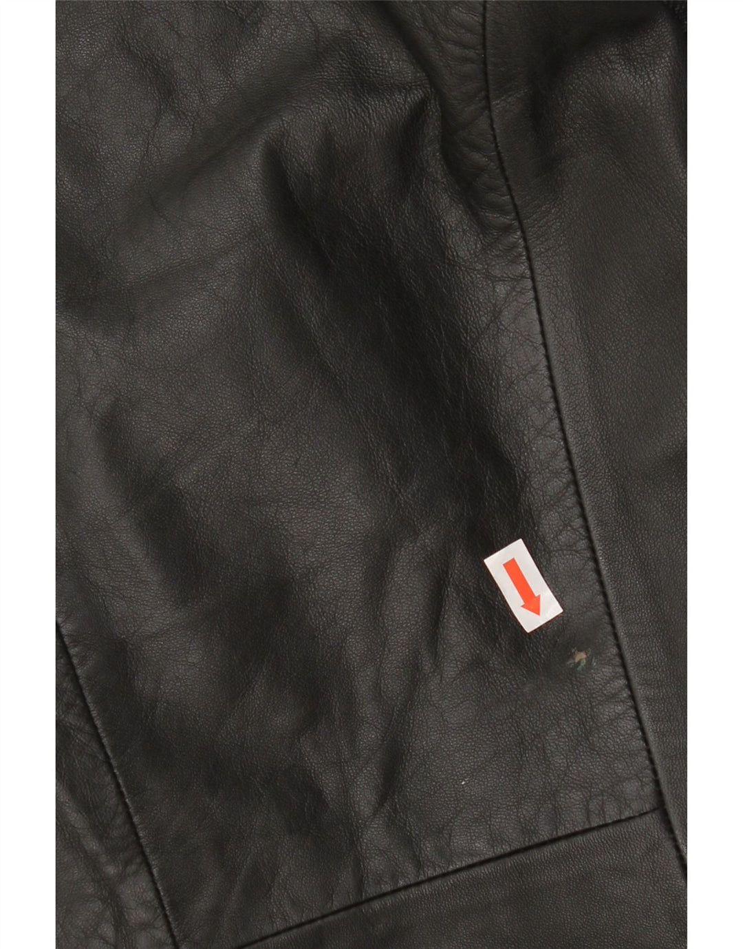 Винтажный женский кожаный пиджак на 1 пуговице, Великобритания 12, средний черный кожаный пиджак