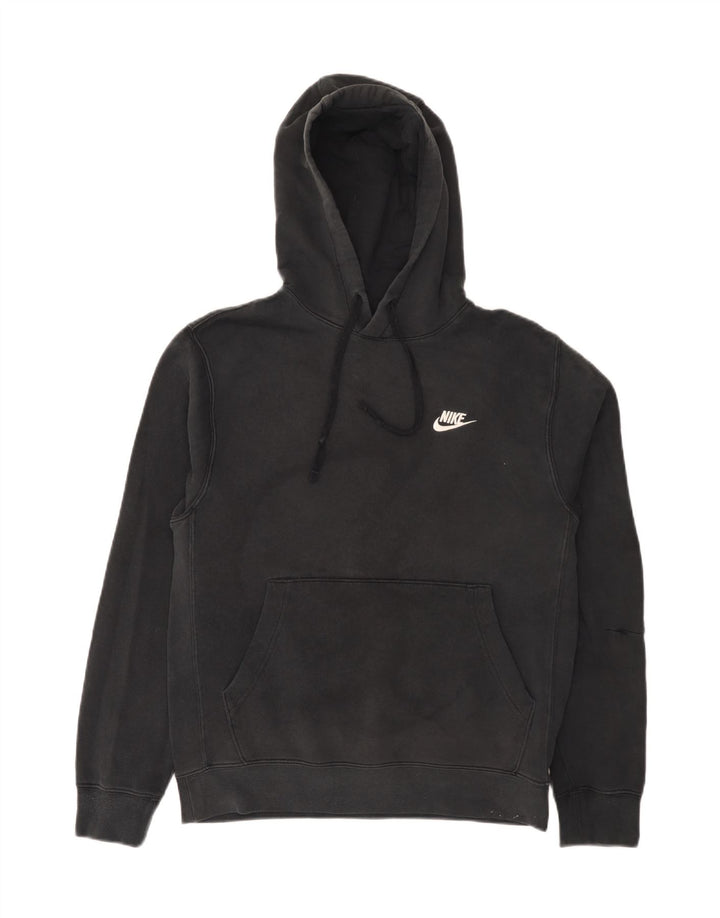 Мужской джемпер с капюшоном Nike, маленький черный, хлопок