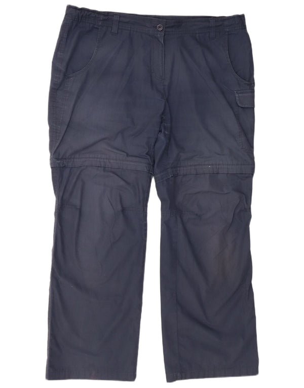 Berghaus Женские прямые брюки карго UK 18 XL W40 L31 Темно-синие