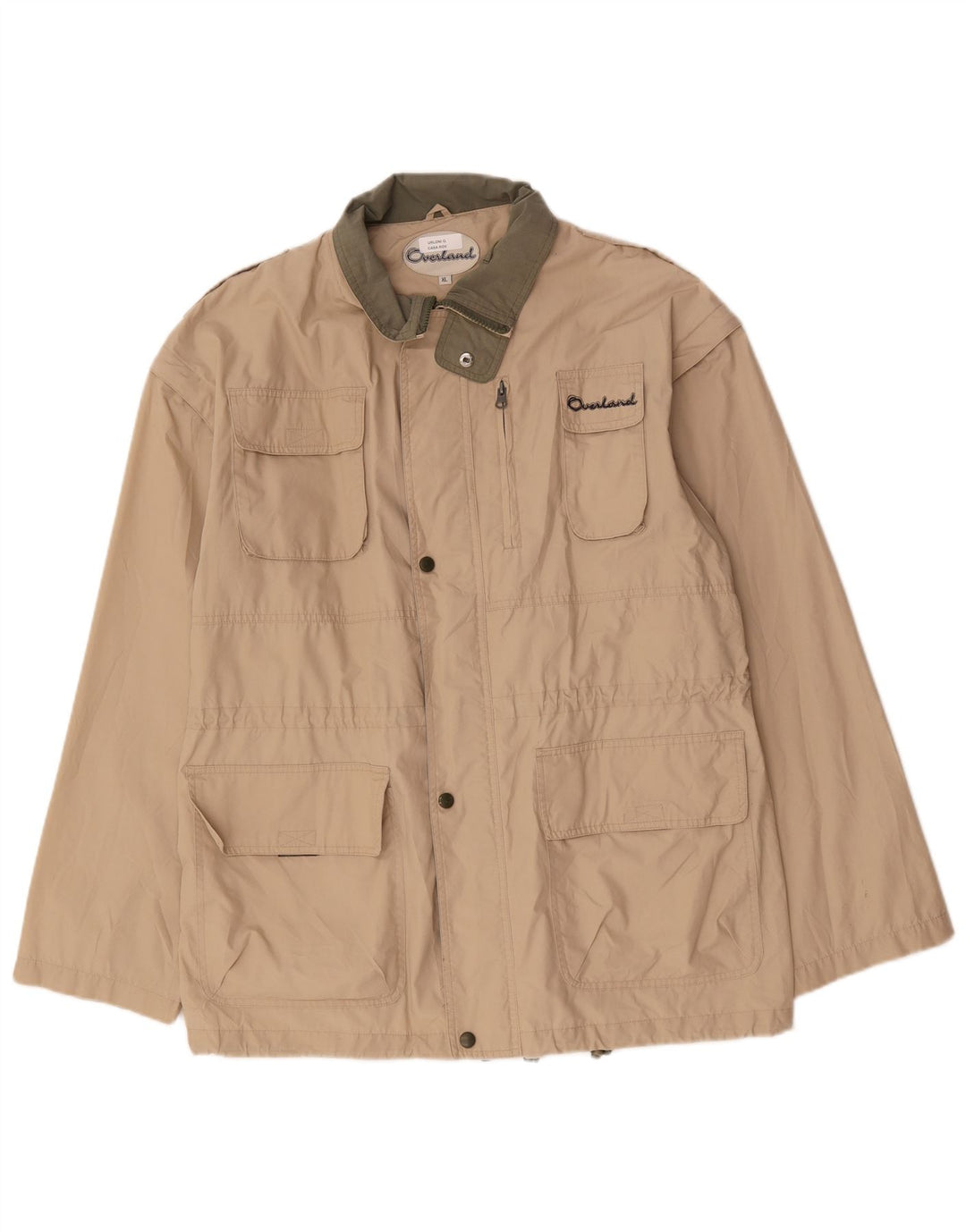 Мужская куртка Overland UK 42 XL, бежевый хлопок