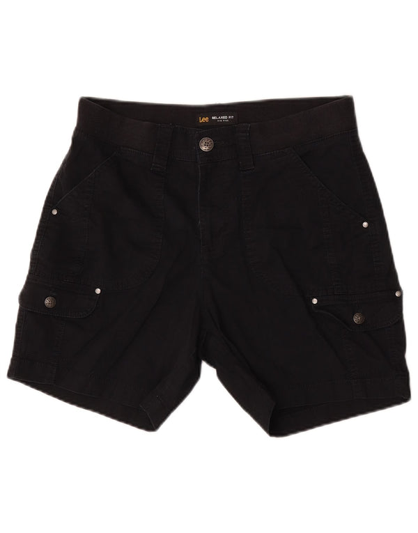 Женские шорты карго свободного кроя со средней посадкой Lee, размер США 6, средний размер W30, черный хлопок