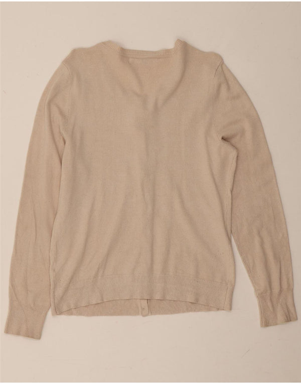 Женский кардиган John Lewis UK 12 Средний Бежевый Вискоза