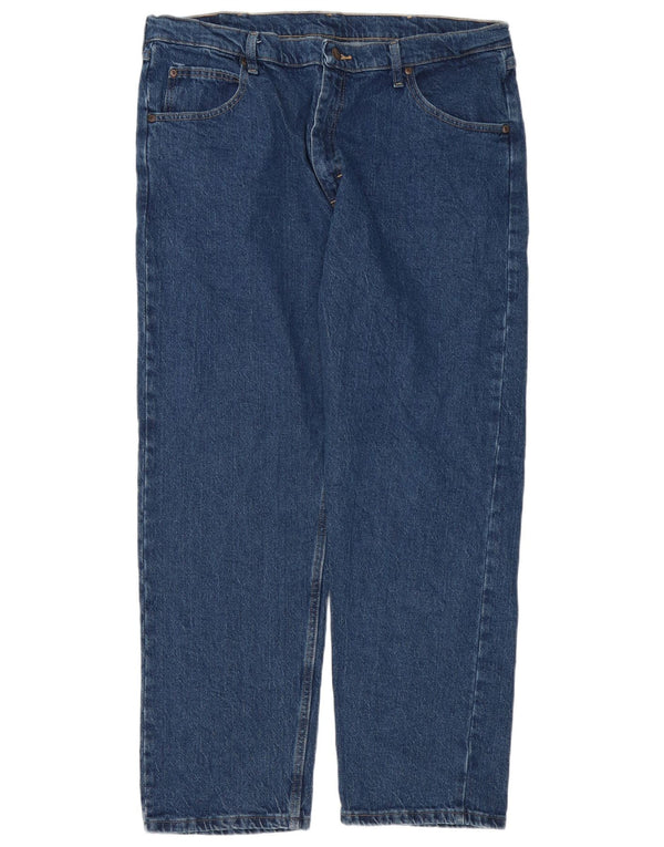 Мужские обычные прямые джинсы Wrangler W38 L30, синий хлопок