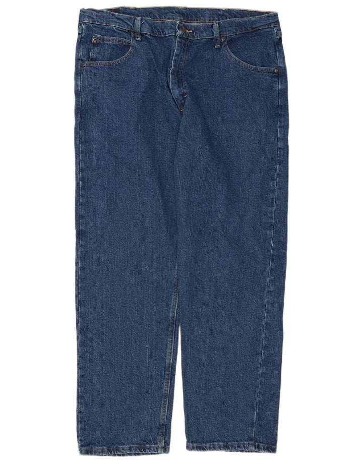 Мужские обычные прямые джинсы Wrangler W38 L30, синий хлопок