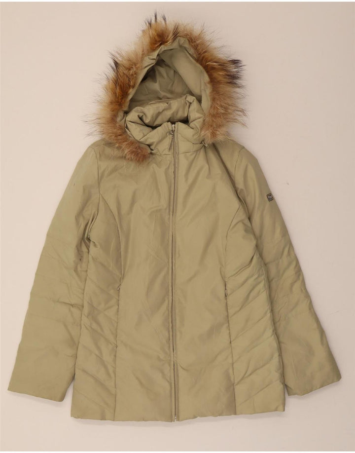 SERGIO TACCHINI Womens Padded Padded Jacket IT 44 Medium Green Vintage Sergio Tacchini and Second-Hand Sergio Tacchini from Messina Hembry 