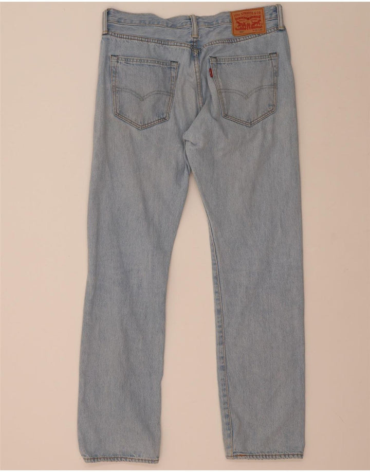 Мужские прямые джинсы Levi's 501 W33 L32 синие, хлопок