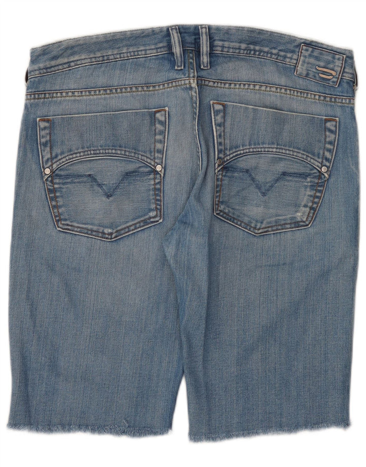 Мужские джинсовые шорты Diesel W34, большие синие, хлопок