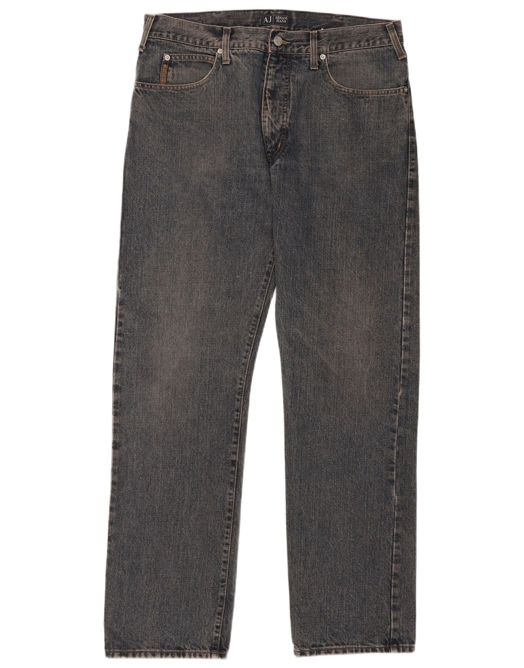 Мужские прямые джинсы Armani W38 L33 синие, хлопок