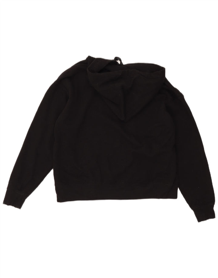 Женский джемпер с капюшоном CALVIN KLEIN JEANS UK 14, средний черный, хлопок