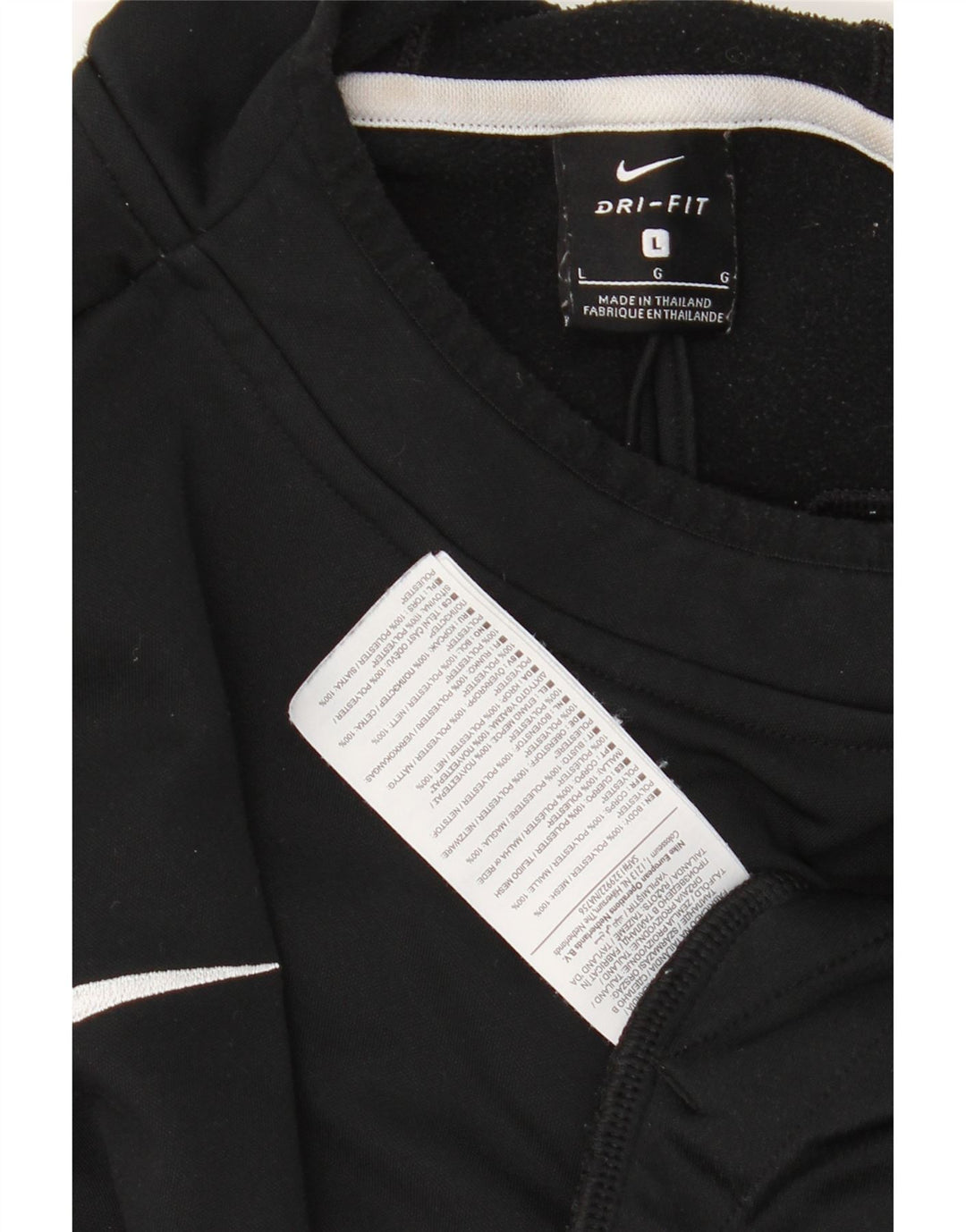 Мужской джемпер с капюшоном NIKE Dri Fit, большой черный полиэстер с цветными блоками