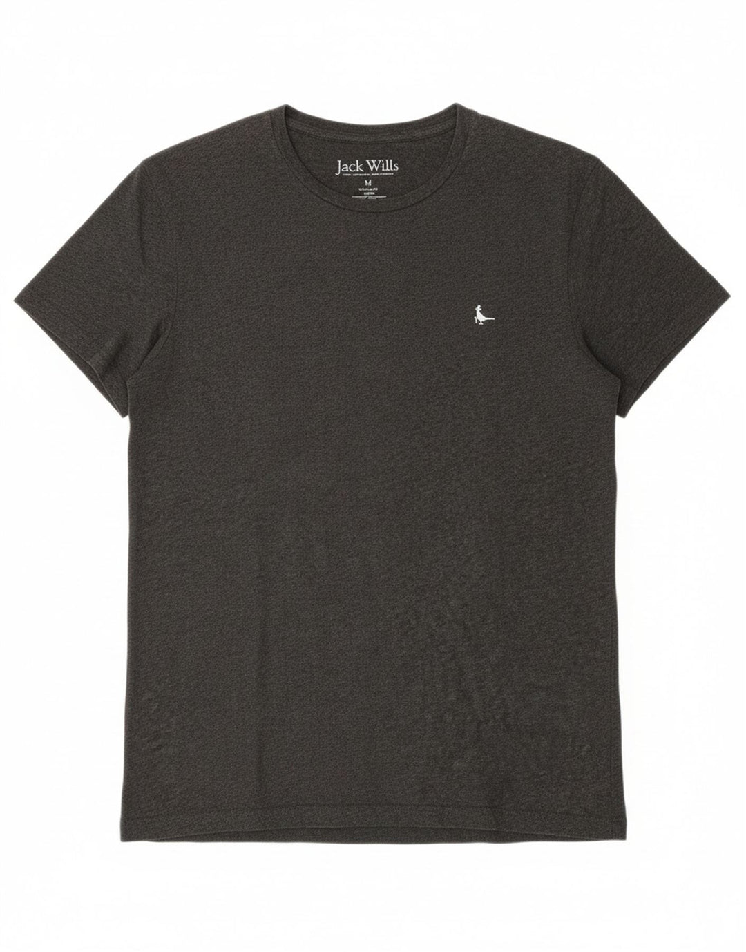 JACK WILLS Mens T-Shirt Top Medium Grey Cotton