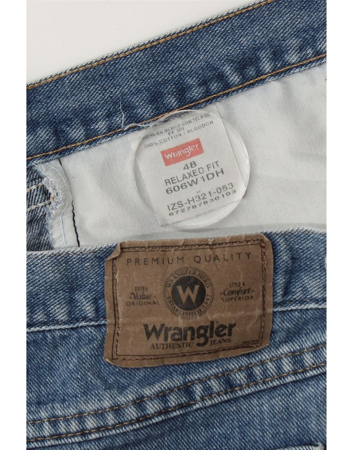 Мужские джинсовые шорты свободного покроя WRANGLER W48 4XL, синие, хлопок
