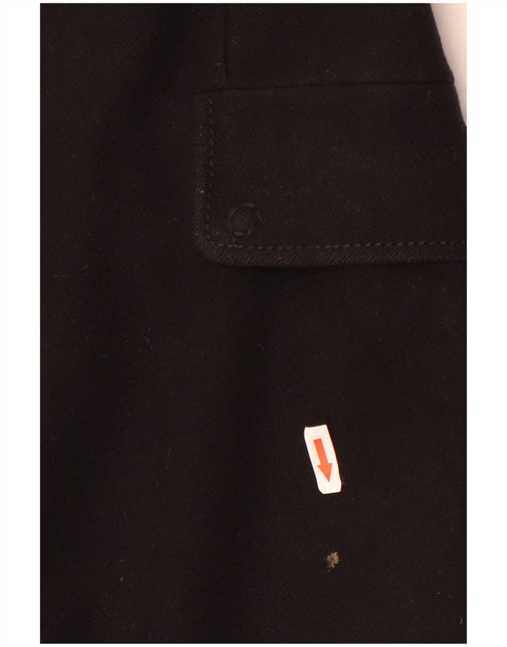 Женское пальто Benetton IT 46, большое, черное, шерсть