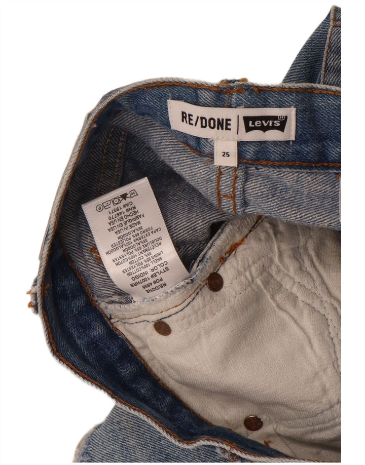 Женские джинсовые шорты Levi's W25 XS, синие, хлопок
