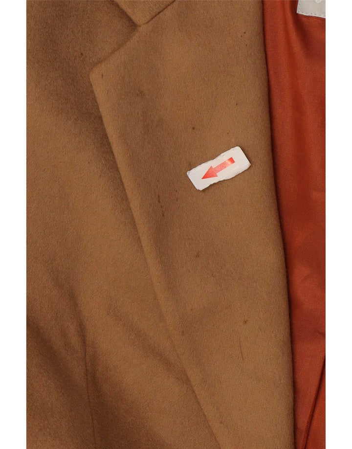 Женский пиджак на двух пуговицах Michelle IT 48 XL, бежевый, шерсть