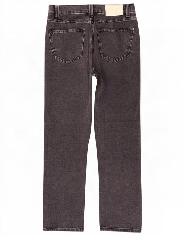 Мужские узкие джинсы с высокой талией Zara EU 38 Small W30 L30, черные