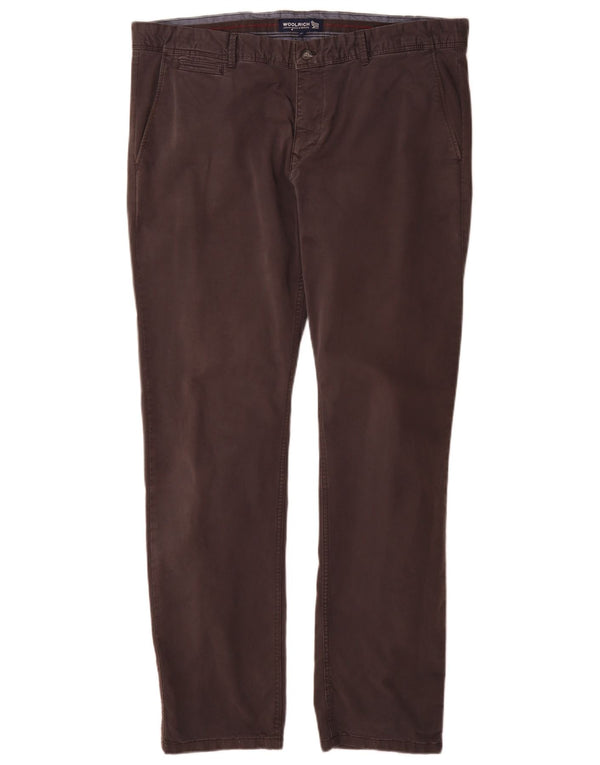 Мужские прямые брюки чинос Woolrich W38 L32, серый хлопок